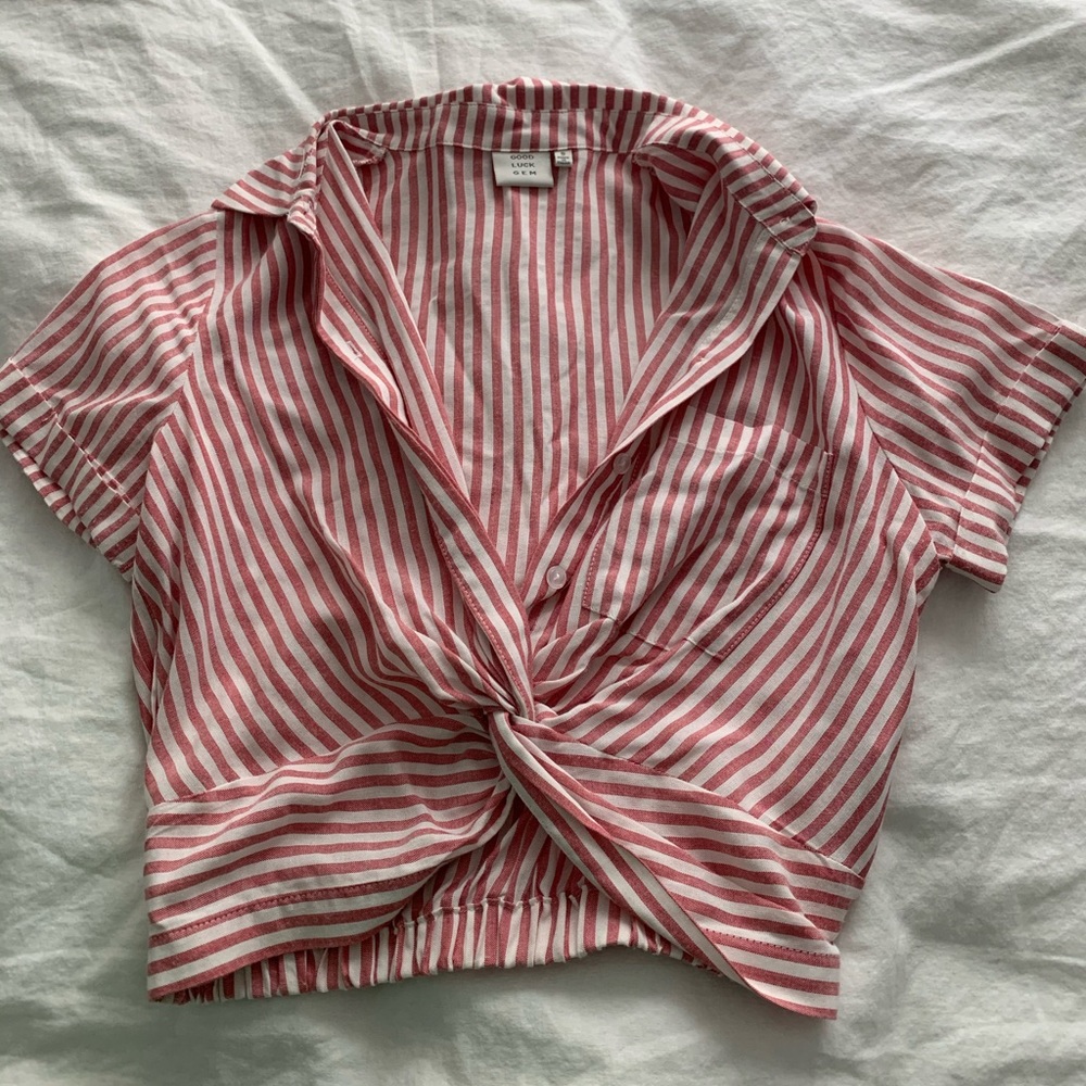 striped t-shirt